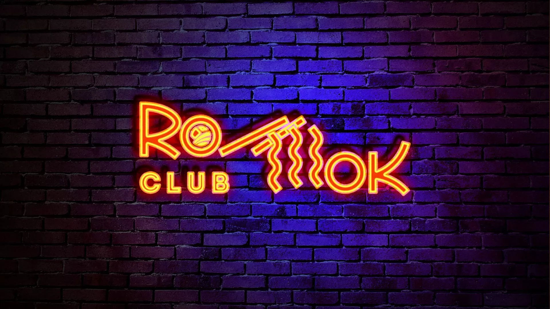 Разработка интерьерной вывески суши-бара «Roll Wok Club» в Болгаре